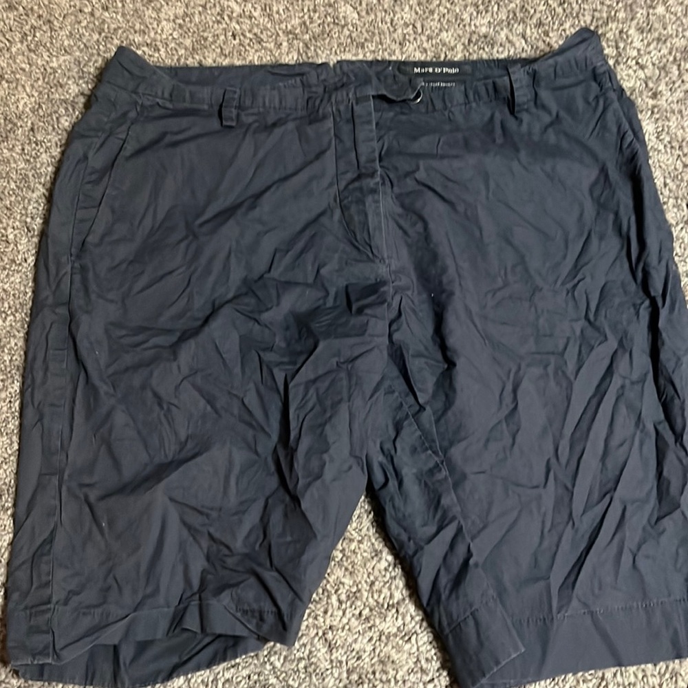Navy boat shorts